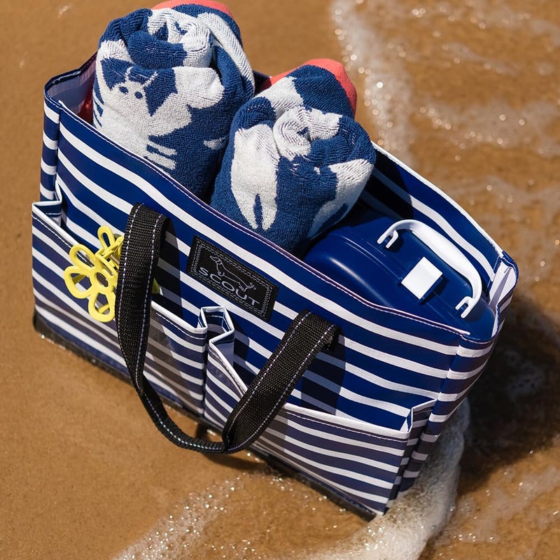 SCOUT Uptown Girl Multi-Pocket Tote Bag, Water Resistant, Zips Closed, Fleetwood Black - Image 5